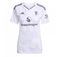 Manchester United Matthijs de Ligt #4 Vonkajší Ženy futbalový dres 2025-26 Krátky Rukáv